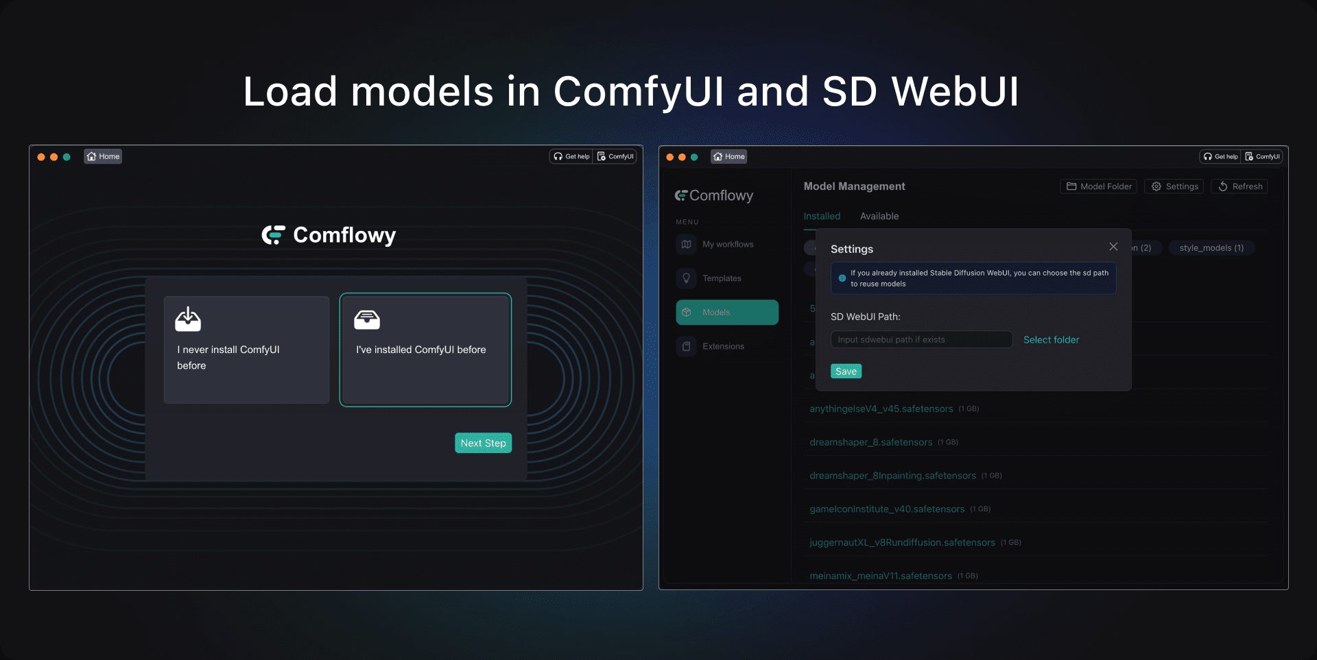 Comflowyspace: ferramenta cliente para facilitar a implantação local do ComfyUI-3 com todos os recursos