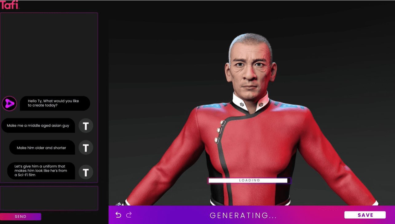 Tafi Avatar: a maneira mais rápida de criar personagens 3D personalizados, AI Character Generation-1