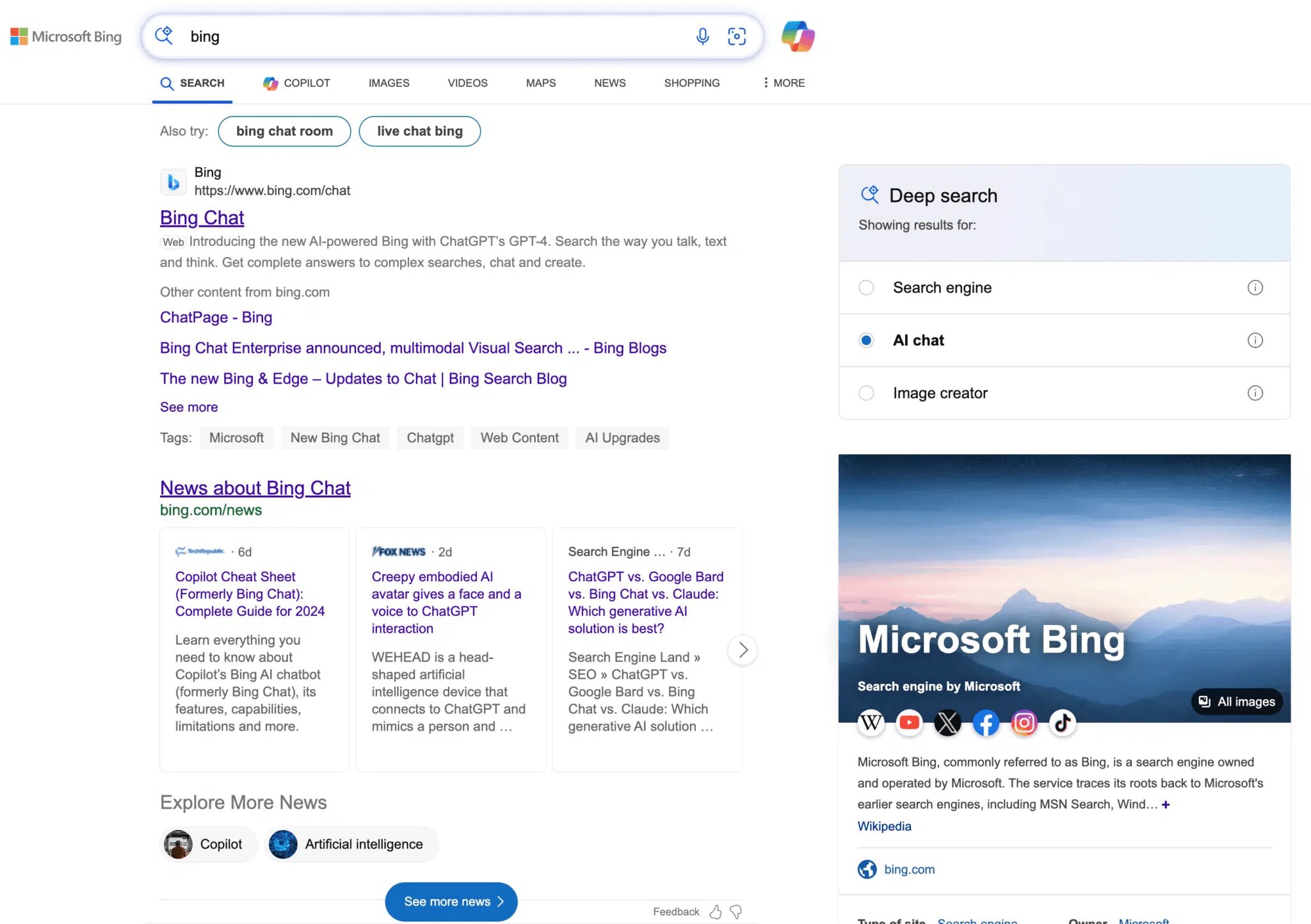 Bing's "Deep Search" feature is opening up to more users -5