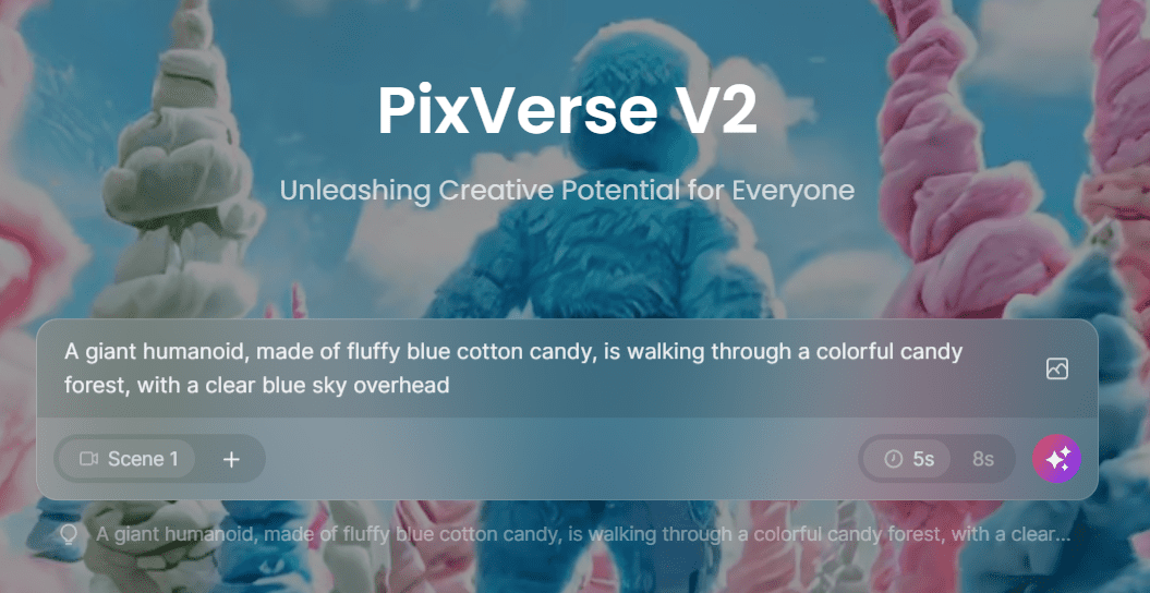 PixVerse：用文本或图像生成独特风格的视频片段-1