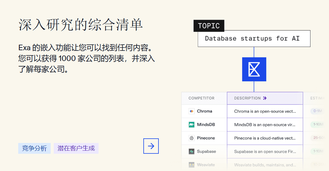 Exa AI：专为AI设计的智能搜索引擎（API搜索服务）-1