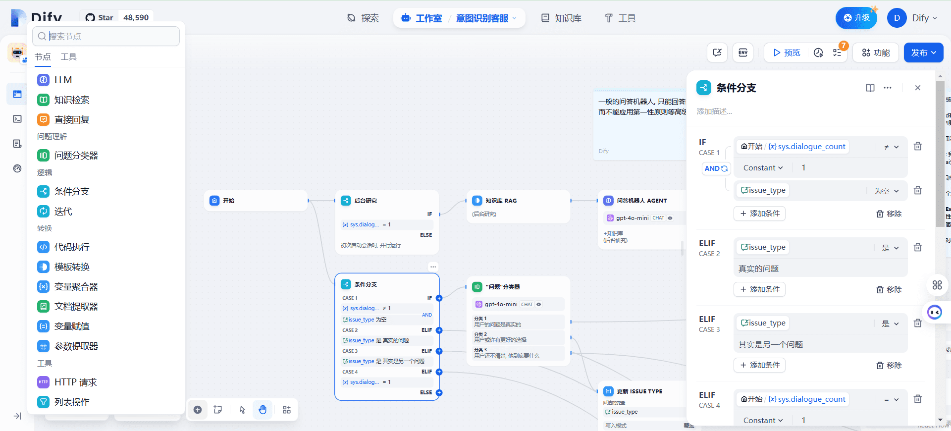 Dify：生成式AI应用开发平台，可视化编排, 支持私有化部署-1