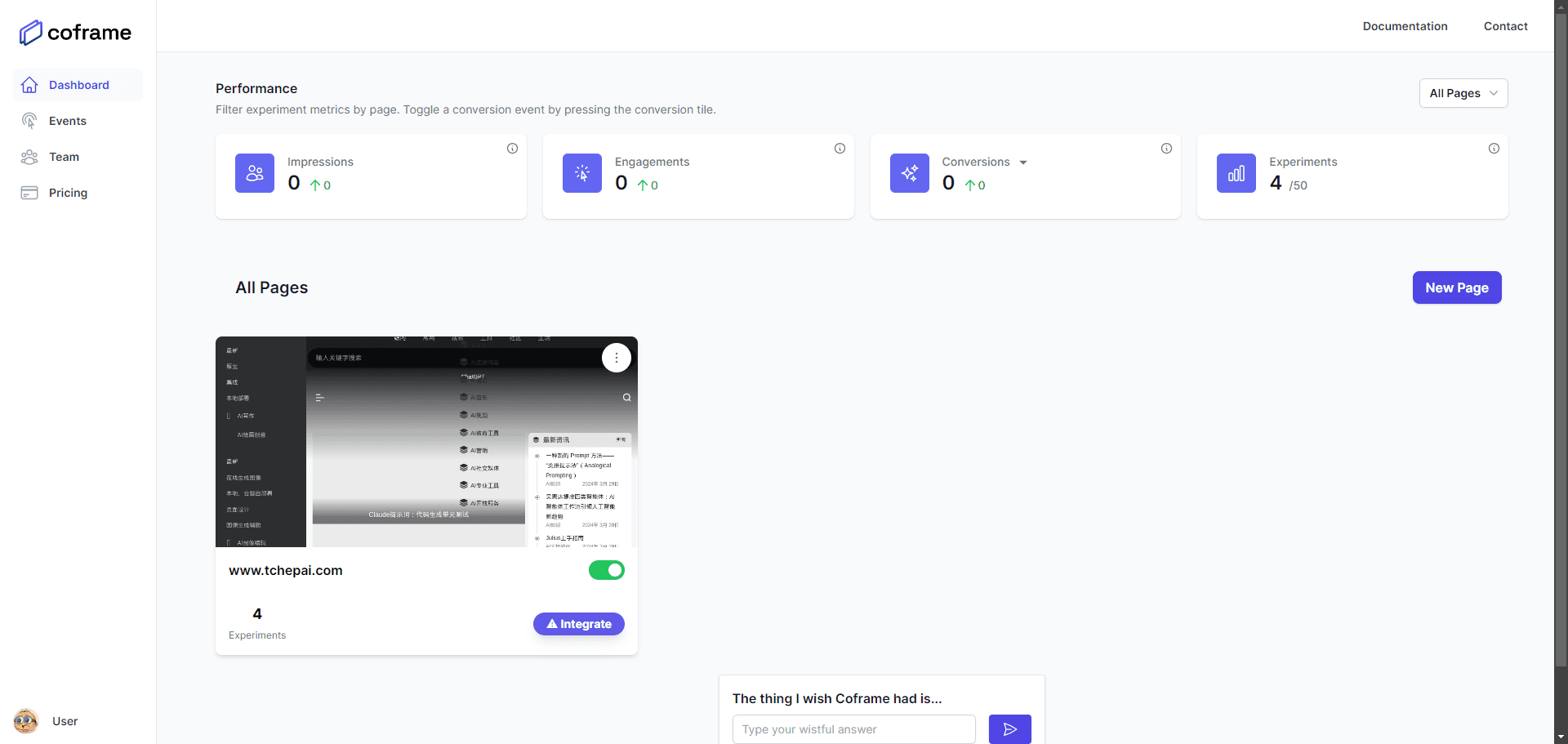 Coframe：智能UI优化平台|自动生成多个内容变体进行AB测试，提升转化率-1