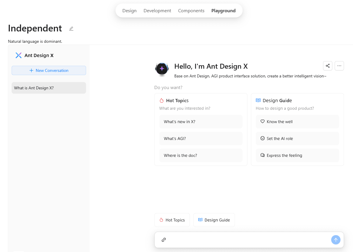 Ant Design X: Schnelles Erstellen von KI-gesteuerten Front-End-Dialogschnittstellen mit Unterstützung für Modellintegration und Datenflussmanagement. -1