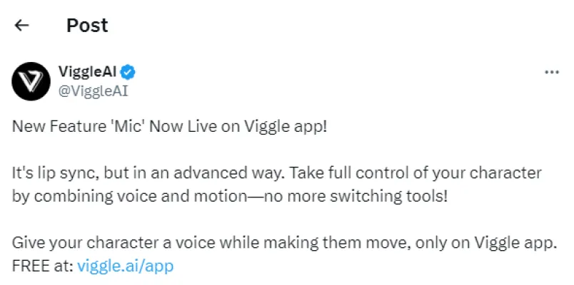 VIGGLE makes video more than just singing and dancing, it can also be RAP-1