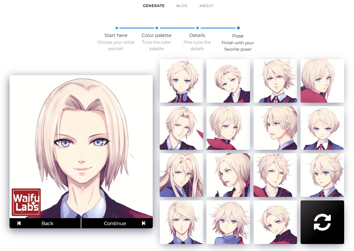 Waifu Labs：生成个性化动漫肖像，体验AI绘画的魔力-1