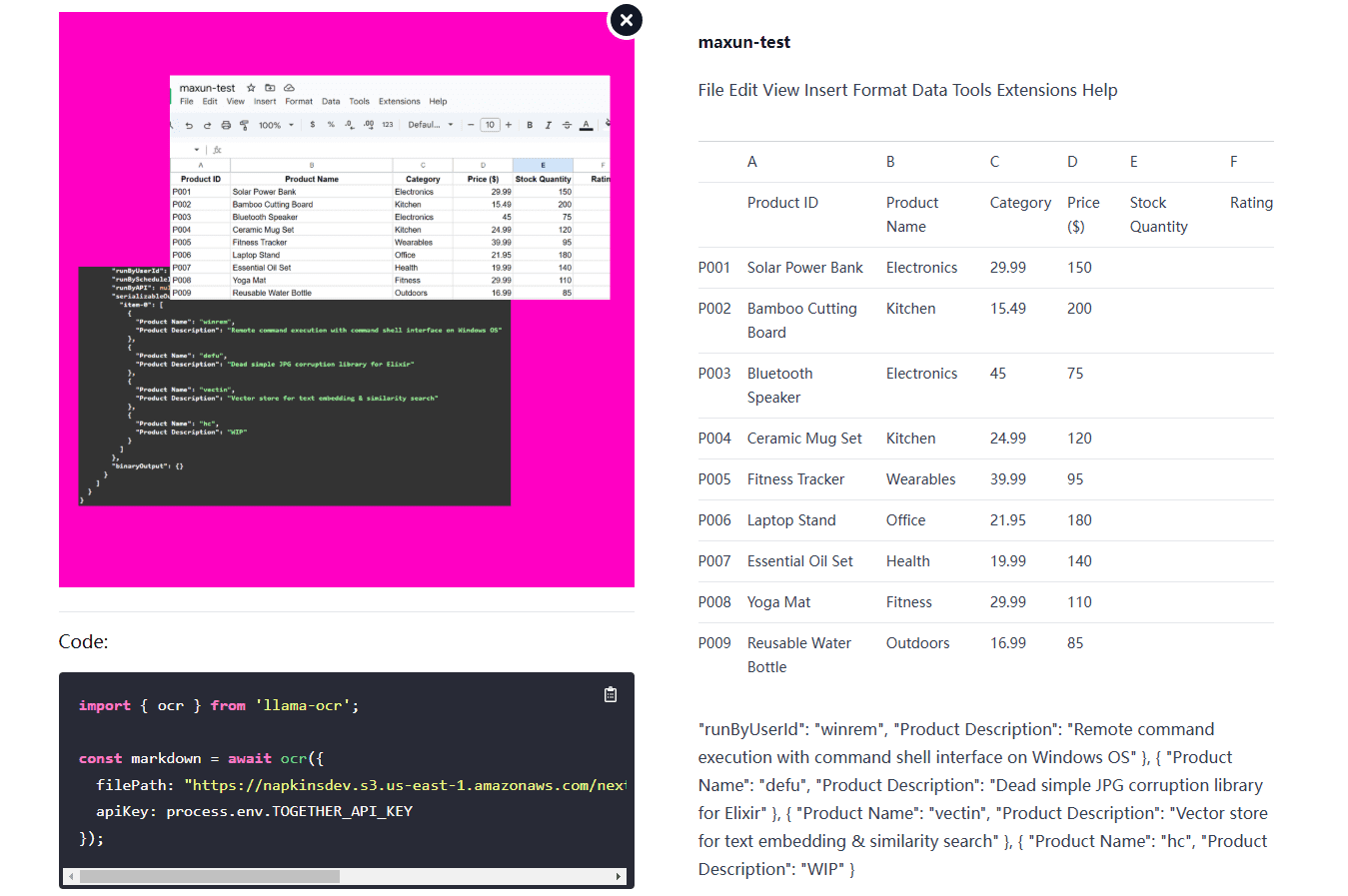 Llama OCR：利用免费Llama 3.2 Vision接口，将文档转换为Markdown的OCR库-1