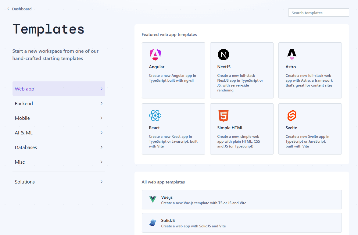 Project IDX：云端集成多开发环境的AI IDE，Google基于网页的免费AI代码编辑器-1