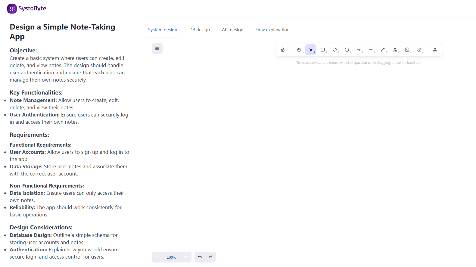 SystoByte: eine Plattform für das Design von Programmiersystemen, die KI-Feedback in Echtzeit zur Verbesserung von Interviewfähigkeiten bietet-1