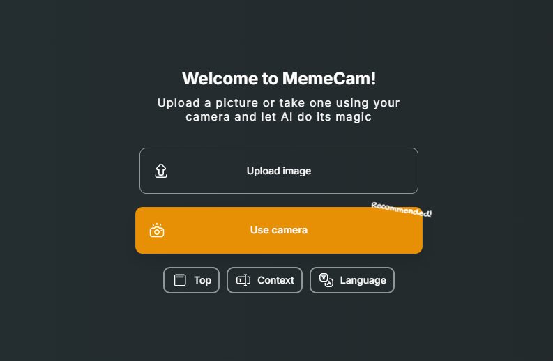 MemeCam: Generate funny emoticons using AI, easily upload pictures and quickly generate funny emoticons. -1