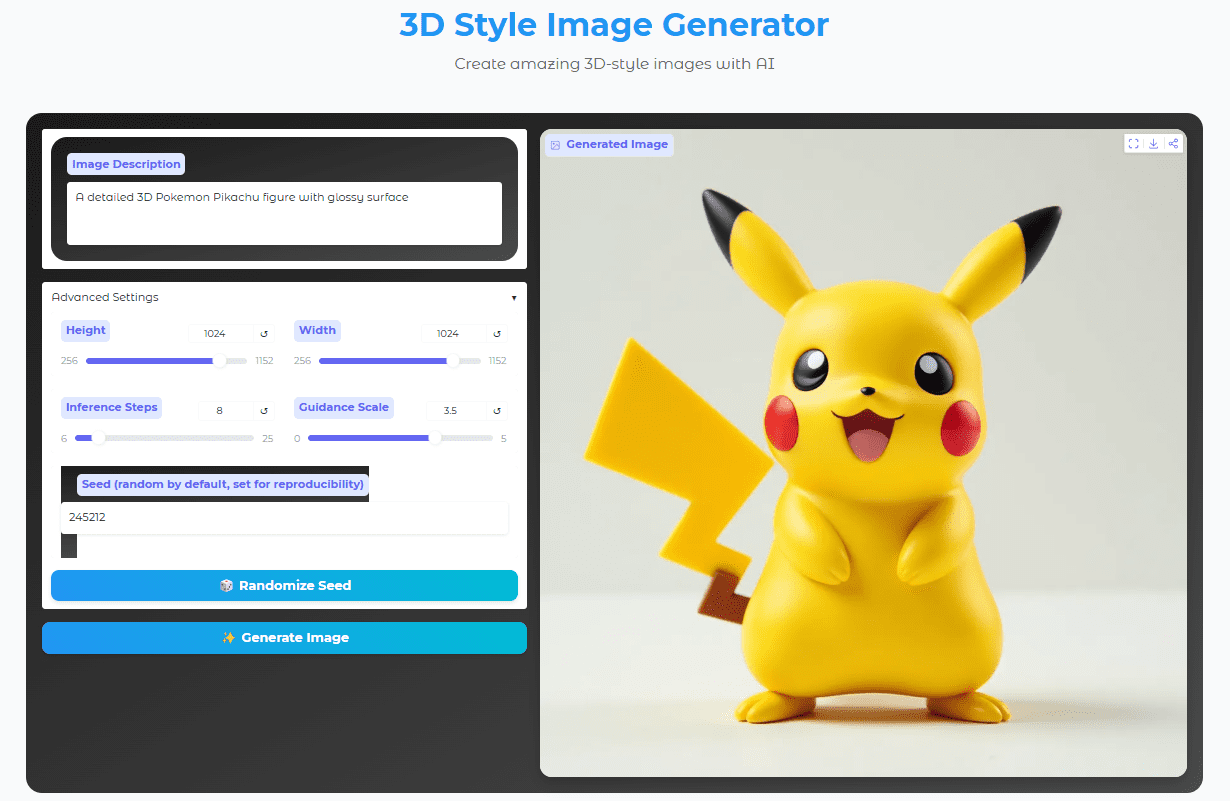 FLUX 3D StyleGEN: gera imagens de estilo 3D, gera imagens adequadas para modelagem 3D-1