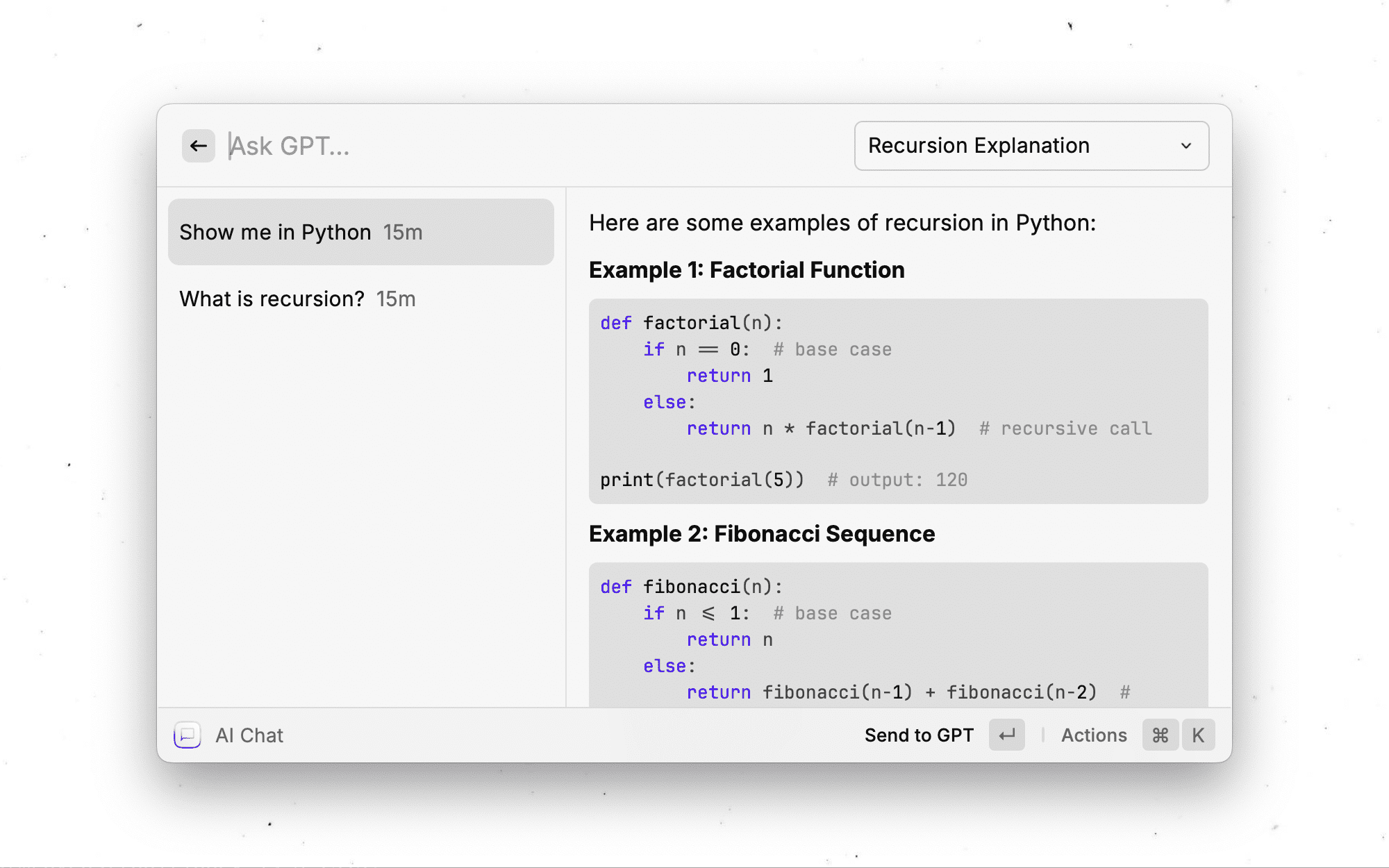 Raycast-G4F：GPT-4、Llama-3、その他多くのAIモデルをRaycast-1経由で無料で利用可能。