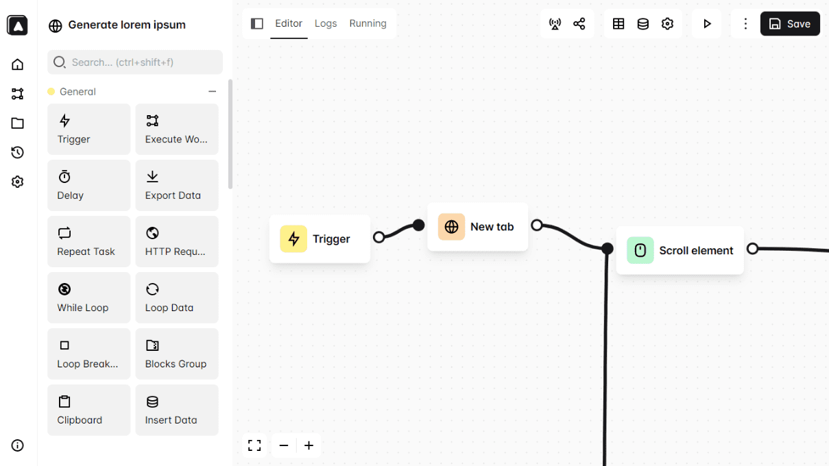 Automa: Process Orchestration for Automated Browser Operations-1