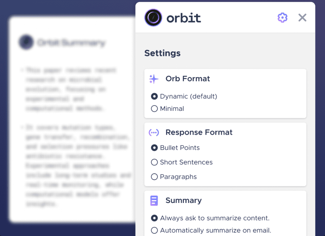 Orbit：总结邮件、文档、文章和视频并获取答案的Mozilla浏览器插件-1