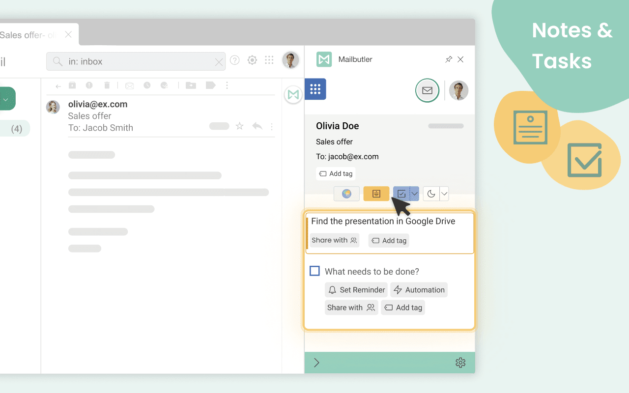 Mailbutler: integra-se aos aplicativos de e-mail para otimizar a experiência da caixa de entrada e automatizar a composição e a resposta a e-mails. -1