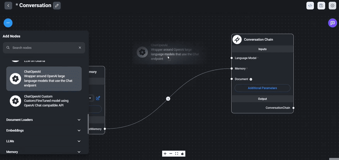 FlowiseAI: Aufbau einer Knoten-Drag-and-Drop-Schnittstelle für benutzerdefinierte LLM-Anwendungen-1