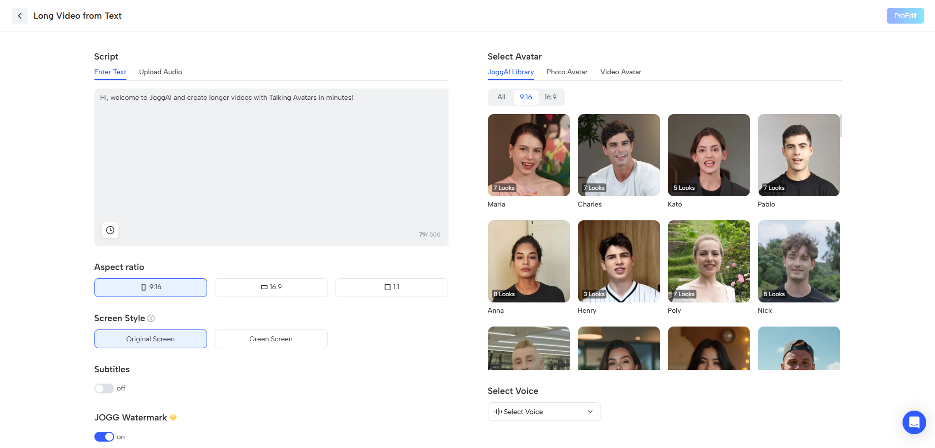 Jogg AI: Quickly Generate High Quality Video Ads, Generate Social Media Avatars-1