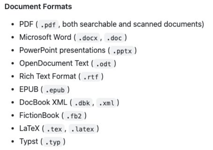 Kreuzberg: open source tool to extract text from any document-1