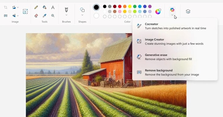 Microsofts "Paint"-App wird auch eine "Copilot"-Schaltfläche enthalten, Windows Insider-Beta-Tester erhalten einen Vorgeschmack-1