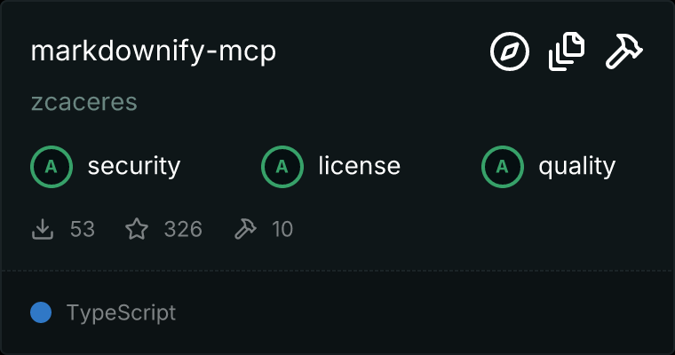 Markdownify MCP Server：基于MCP协议将各种内容转换为Markdown格式-1