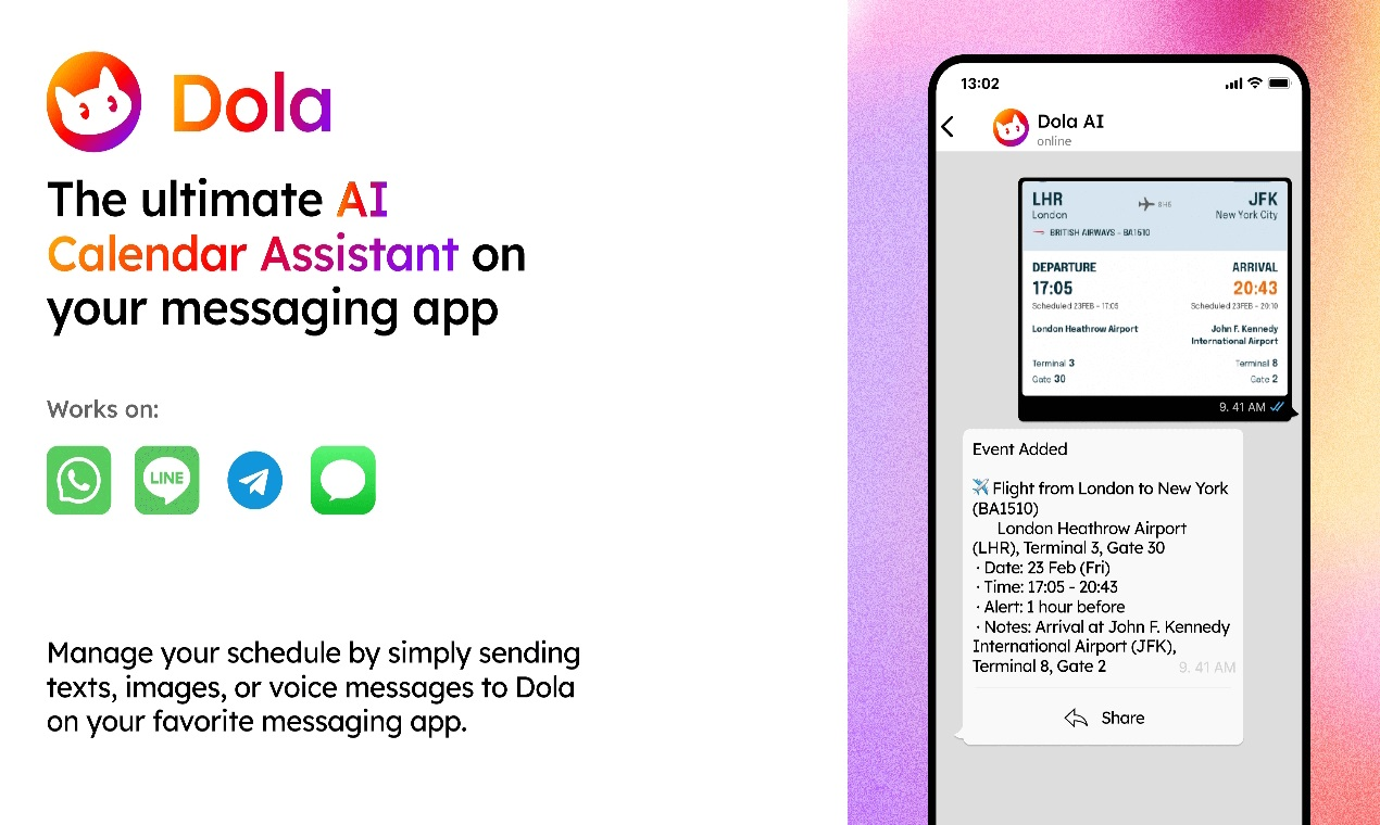 Dola：语音和文字快速管理日程的移动AI助手-1