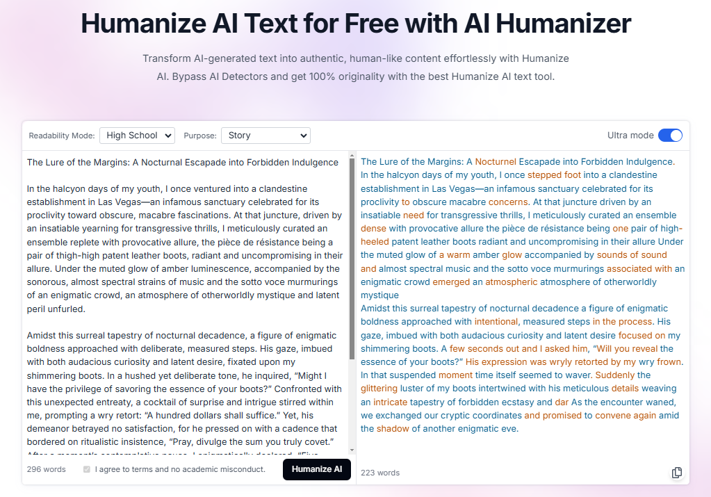 Humanize AI: ein kostenloses Tool zur Umwandlung von KI-generierten Inhalten in natürliche menschliche Sprache-1