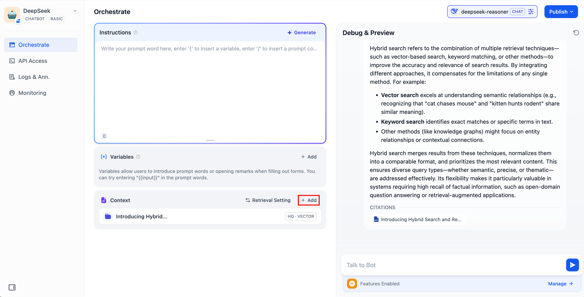 Dify hilft Ihnen bei der Entwicklung von KI-Assistenten, die in mehreren Runden zurückdenken: FAQ-1