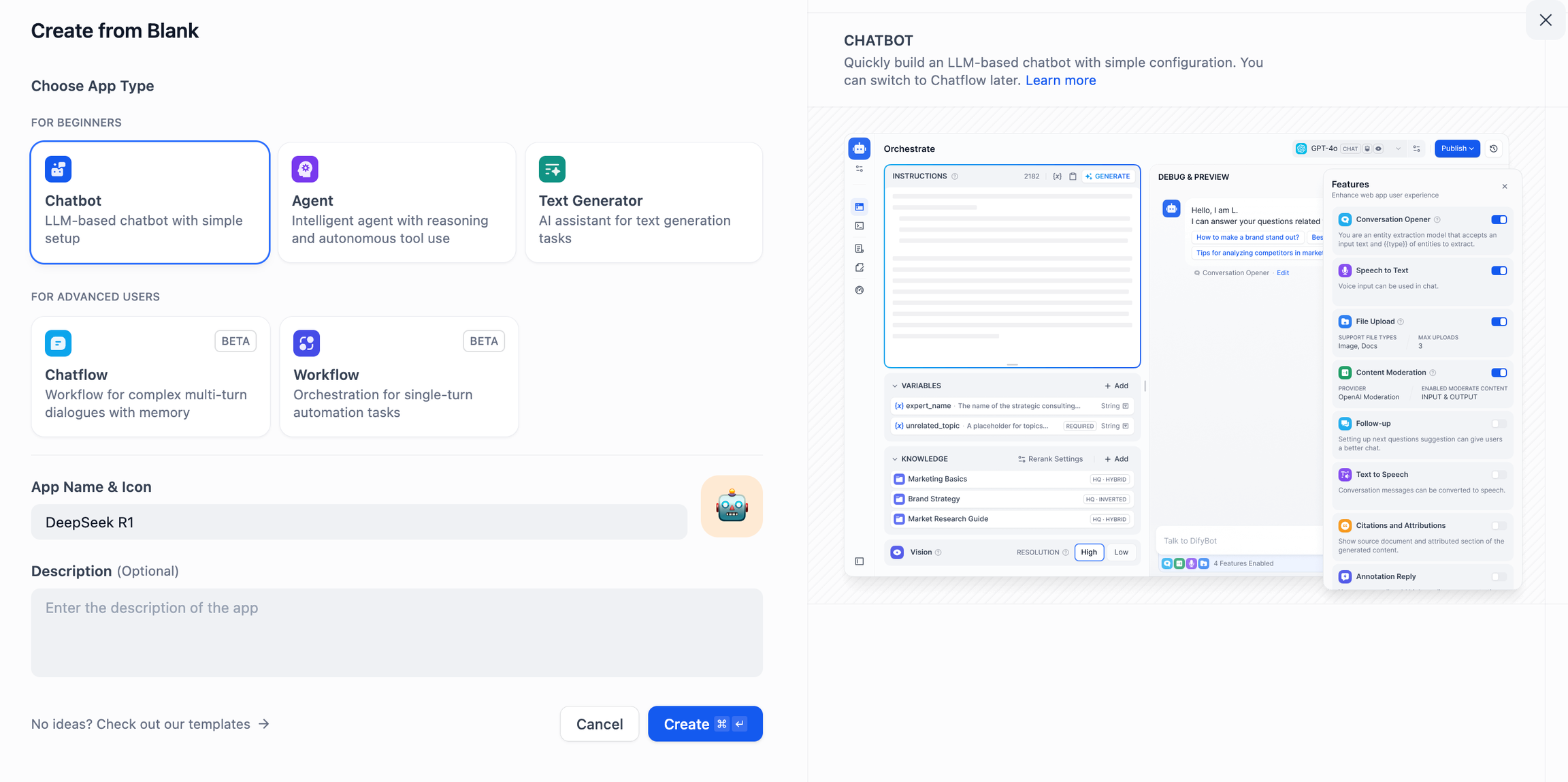 Dify hilft Ihnen bei der Entwicklung von KI-Assistenten, die in mehreren Runden zurückdenken: FAQ-1