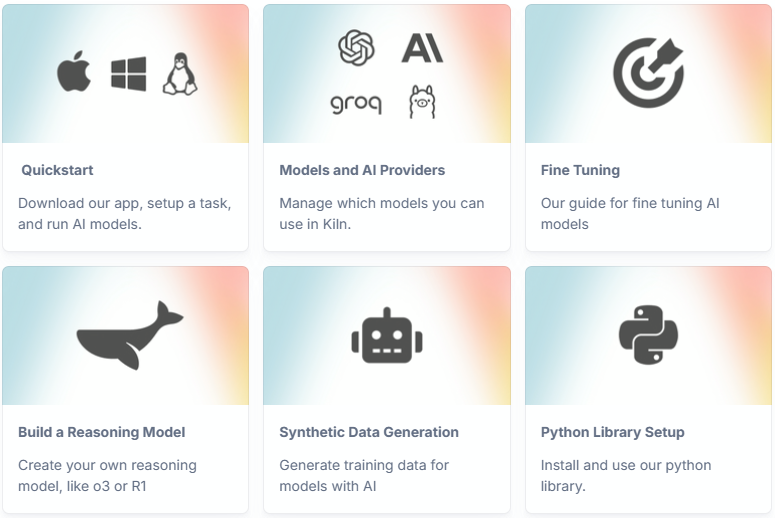 Kiln: a simple LLM model fine-tuning and data synthesis tool-1