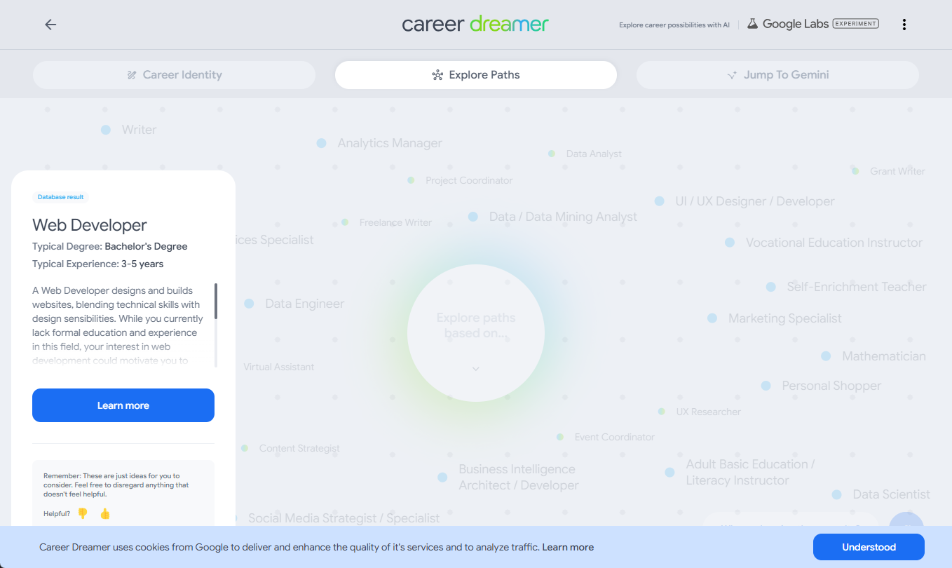 Career Dreamer: a career planner that uses AI to explore career potential-1