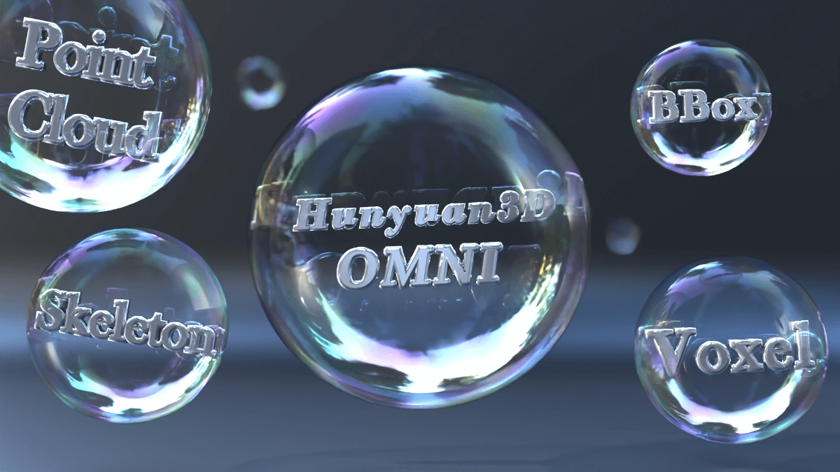 Hunyuan3D-Omni - 腾讯混元开源的3D模型生成框架