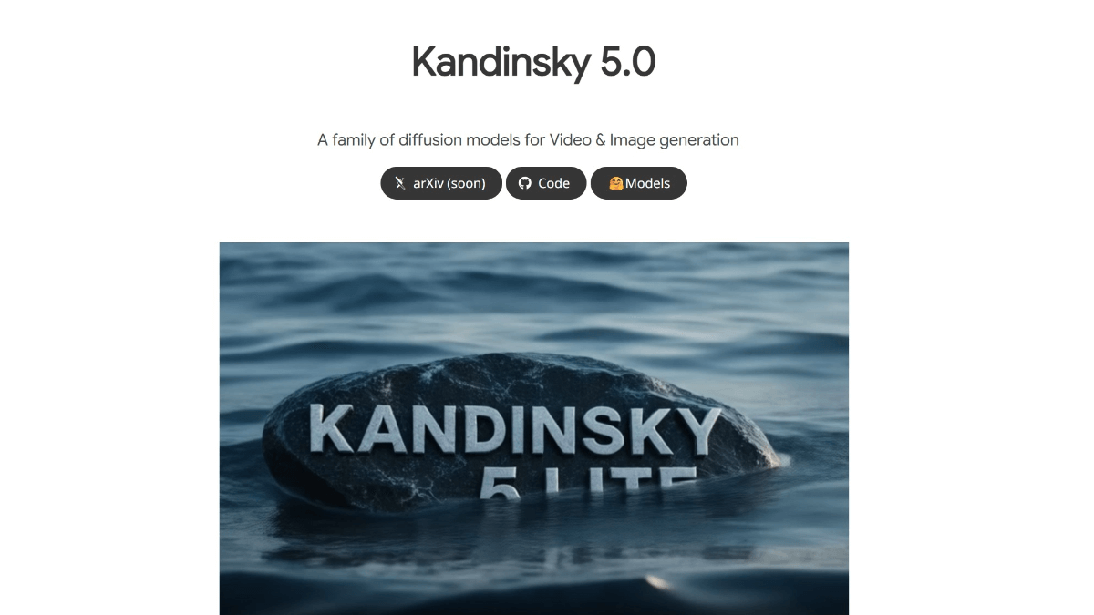 Kandinsky 5.0 - 俄罗斯AI团队开源的视频生成模型系列