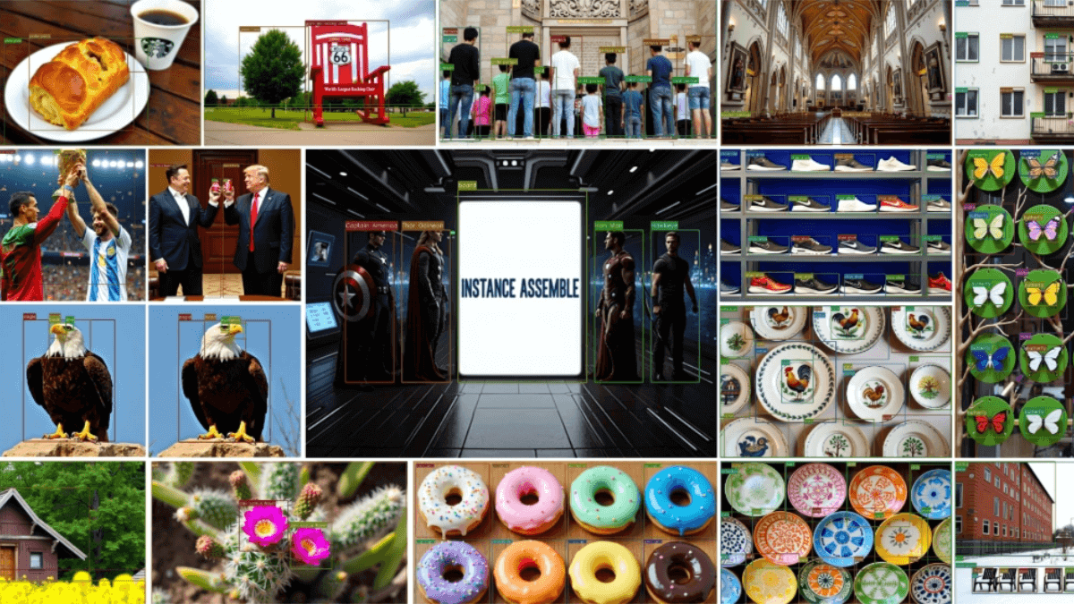 InstanceAssemble - 小红书联合复旦大学开源的布局控制生成技术
