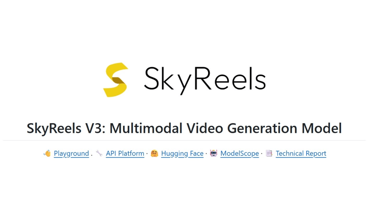 SkyReels-V3 - 昆仑万维Skywork AI开源的多模态视频生成模型