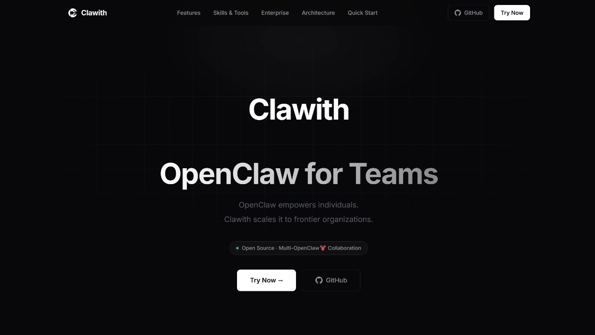 Clawith - DataElem 团队开源的多智能体协作平台
