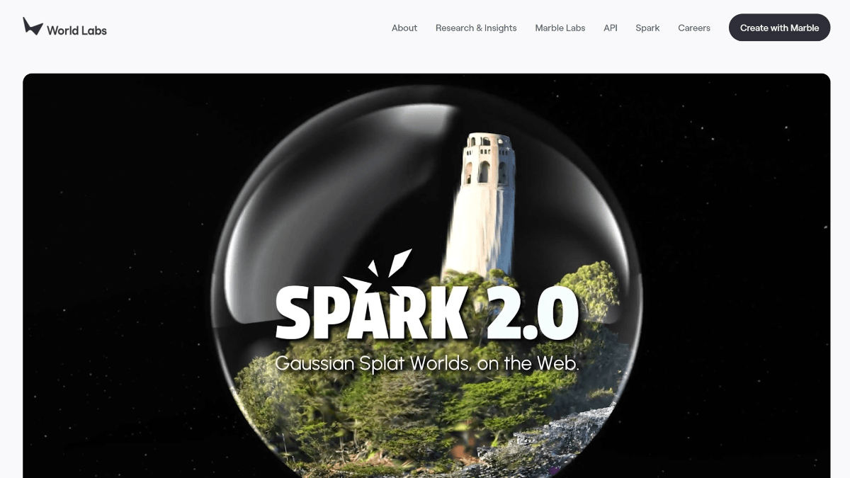 Spark 2.0 - 李飞飞 World Labs 开源的动态3D高斯泼溅渲染引擎