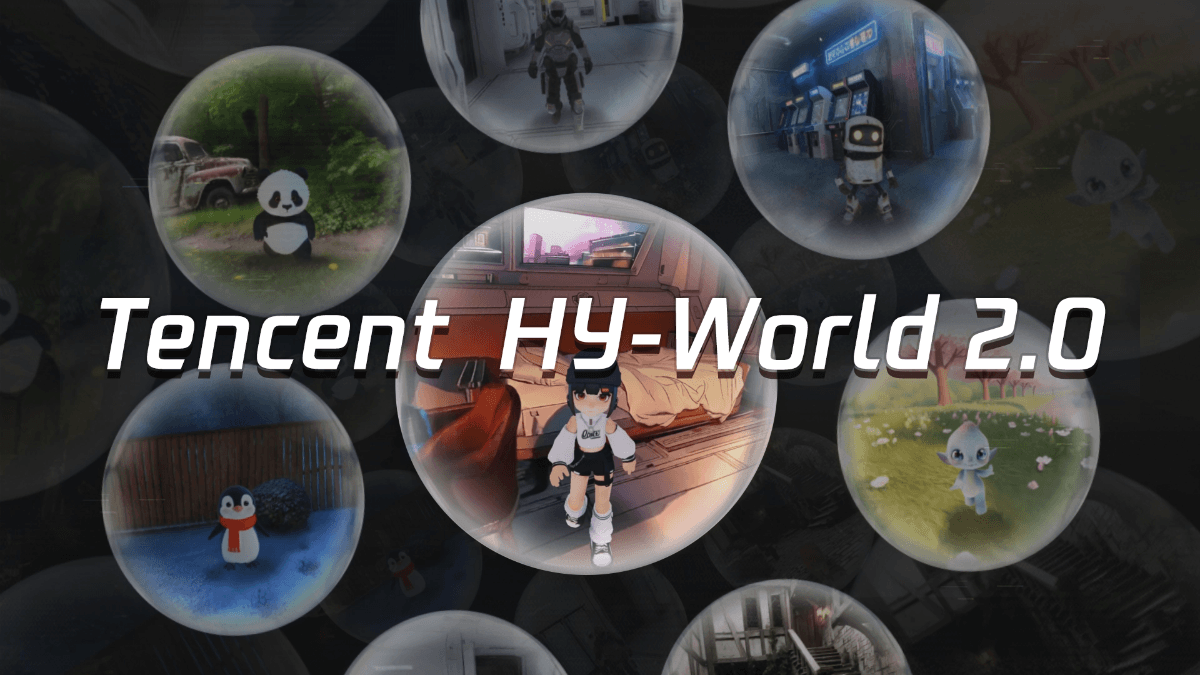 HY-World 2.0 - 腾讯混元开源的多模态世界模型