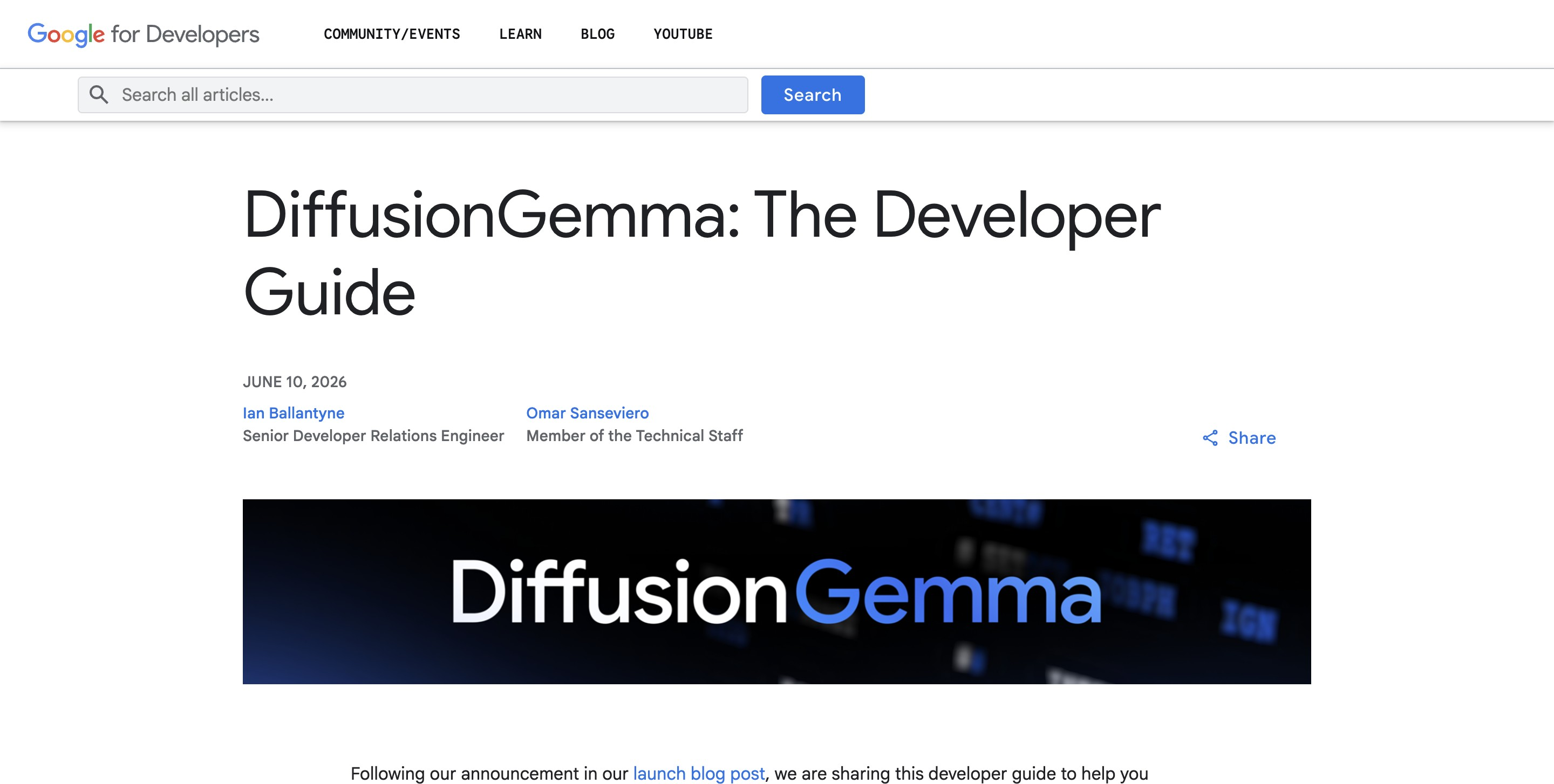DiffusionGemma - Google DeepMind 发布的实验性开源文本生成模型