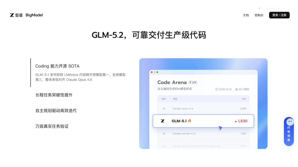 GLM-5.2 - 智谱最新推出的旗舰级开源大模型
