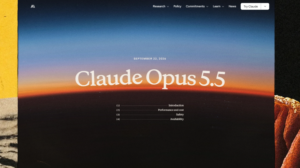 Claude Opus 5.5 - Anthropic推出的旗舰大模型